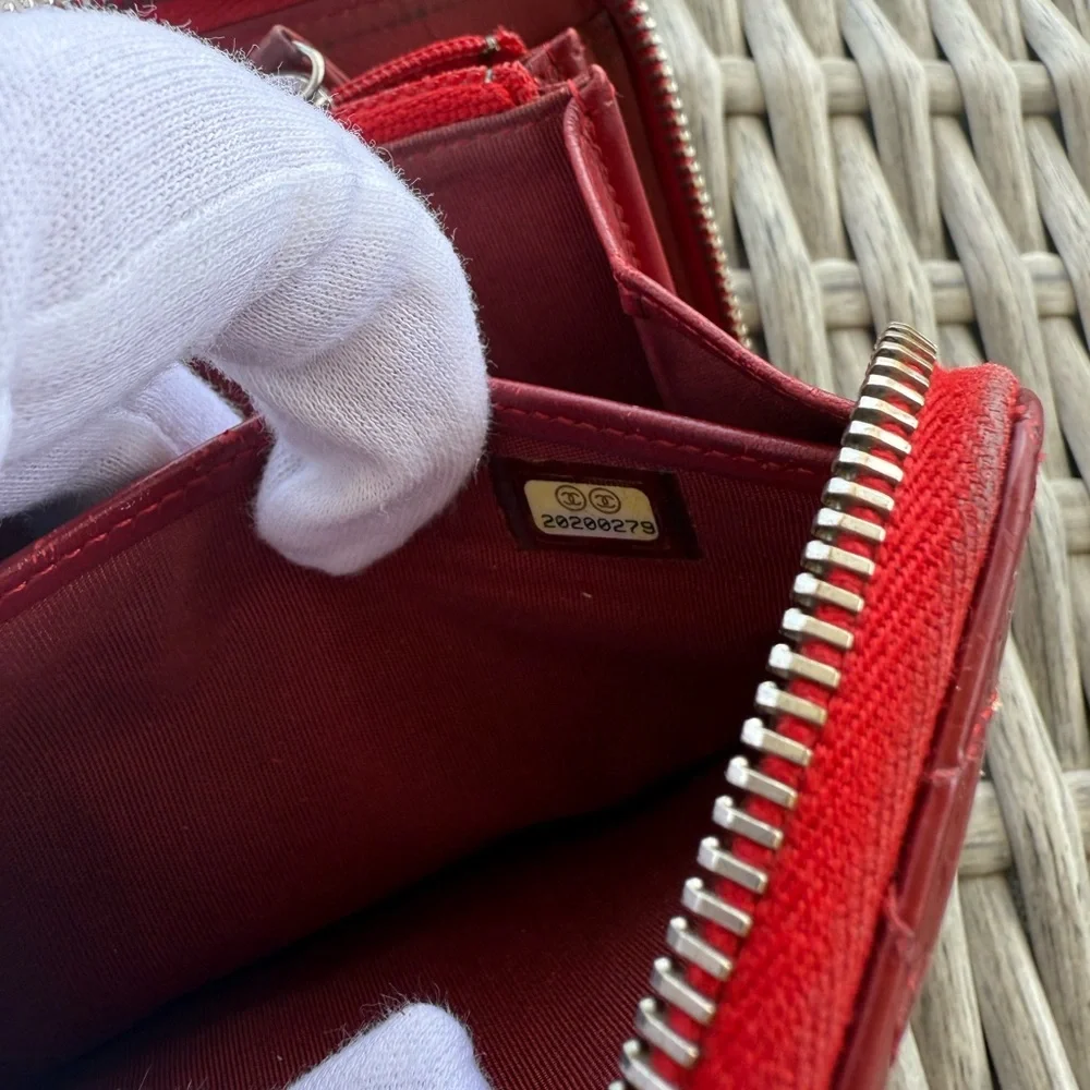 Chanel Long Wallet  Red Patent leather - Picture 4 of 10